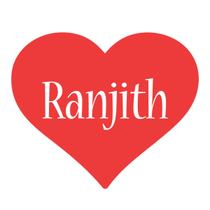 Ranjith love logo