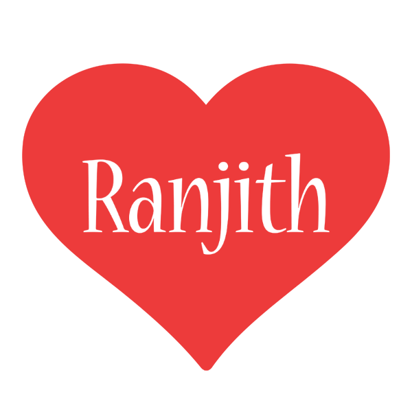 Ranjith love logo