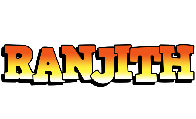 Ranjith sunset logo