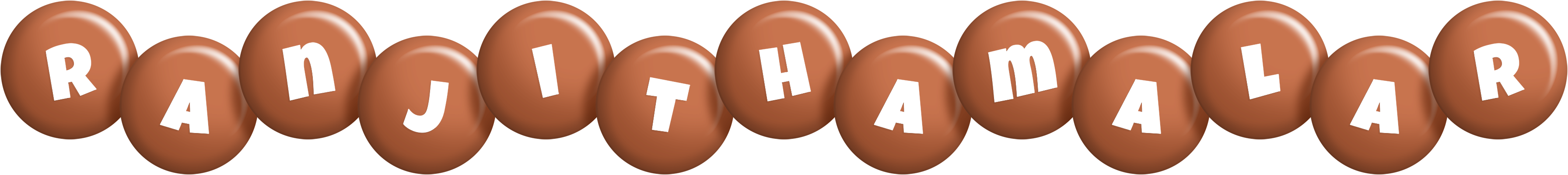 Ranjithamalar candy-brown logo
