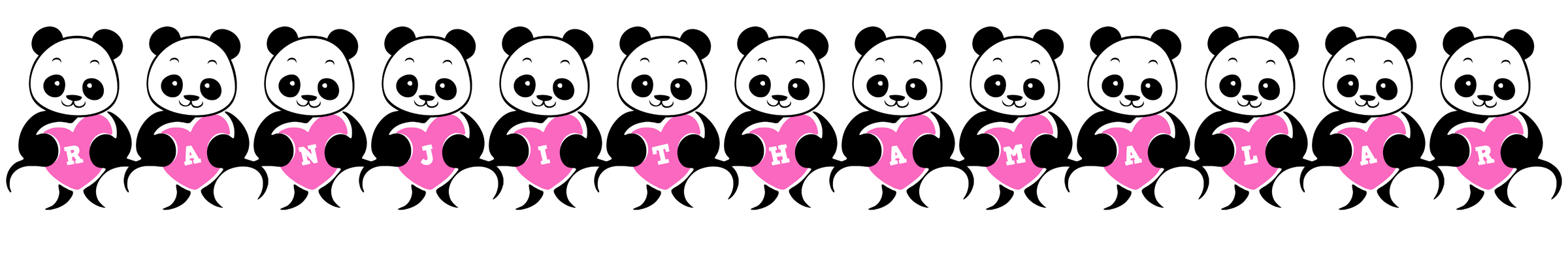 Ranjithamalar love-panda logo