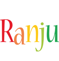 Ranju birthday logo