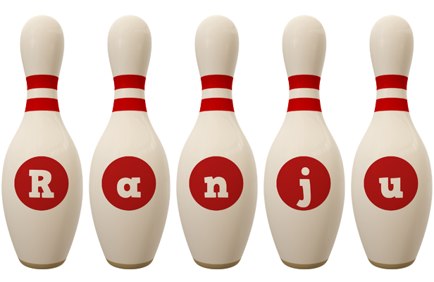 Ranju bowling-pin logo