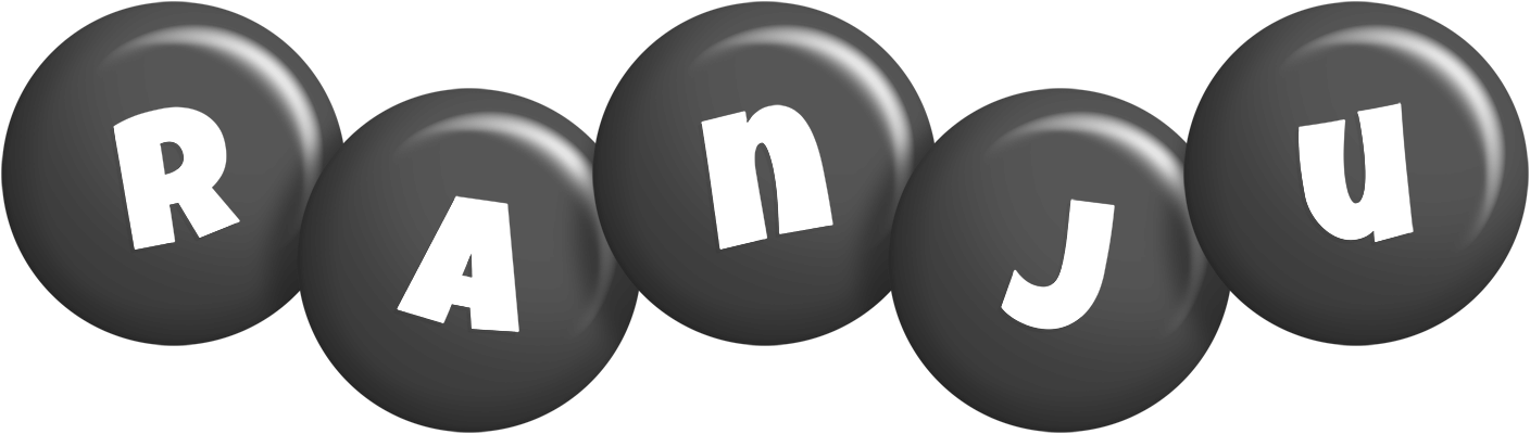Ranju candy-black logo