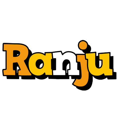 Ranju cartoon logo