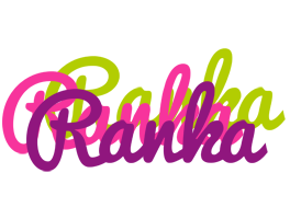 Ranka flowers logo