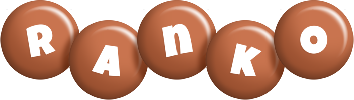 Ranko candy-brown logo