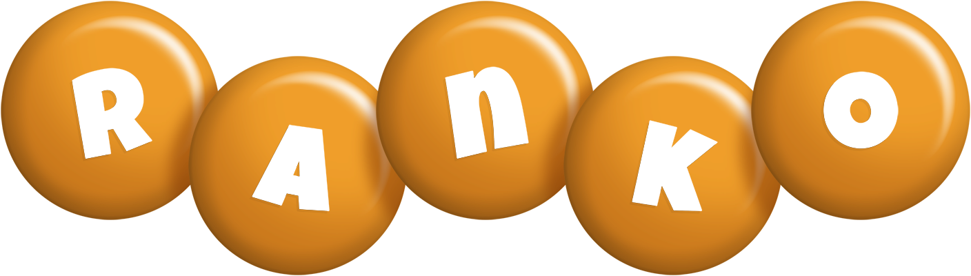 Ranko candy-orange logo