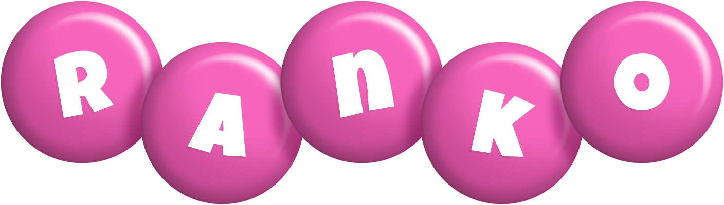 Ranko candy-pink logo