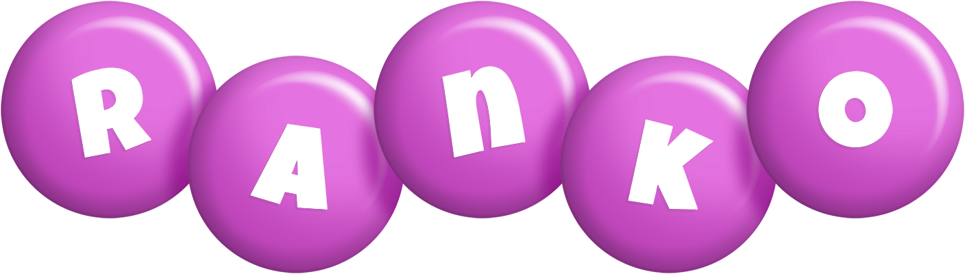 Ranko candy-purple logo