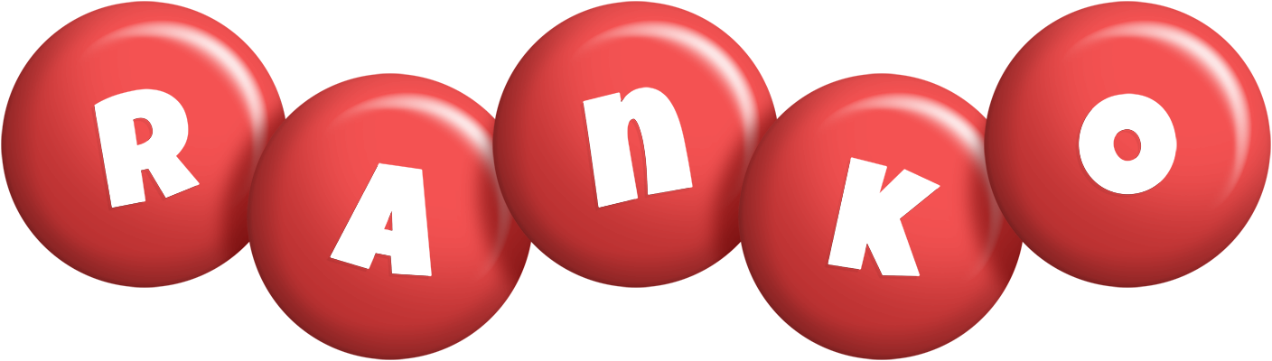 Ranko candy-red logo