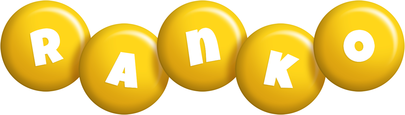 Ranko candy-yellow logo
