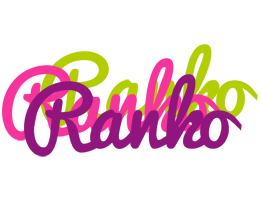 Ranko flowers logo