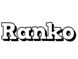 Ranko snowing logo