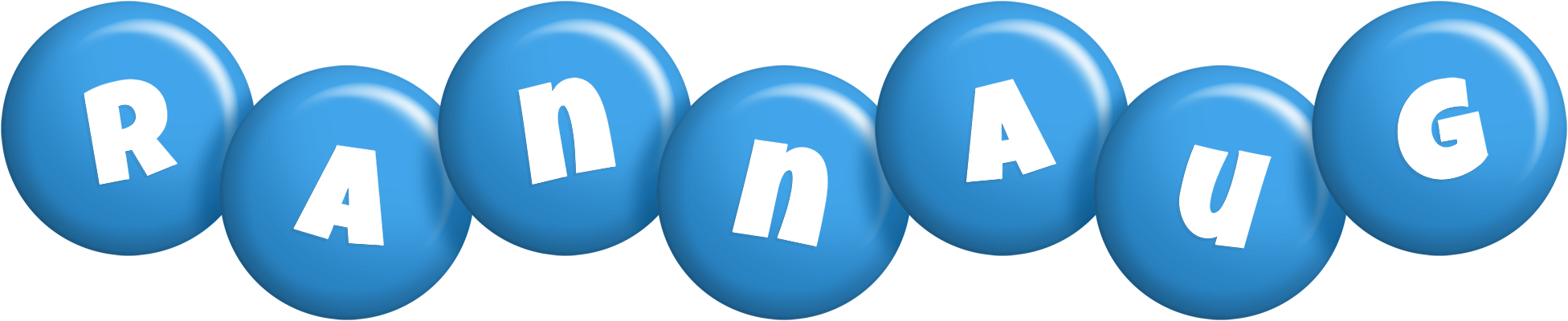 Rannaug candy-blue logo