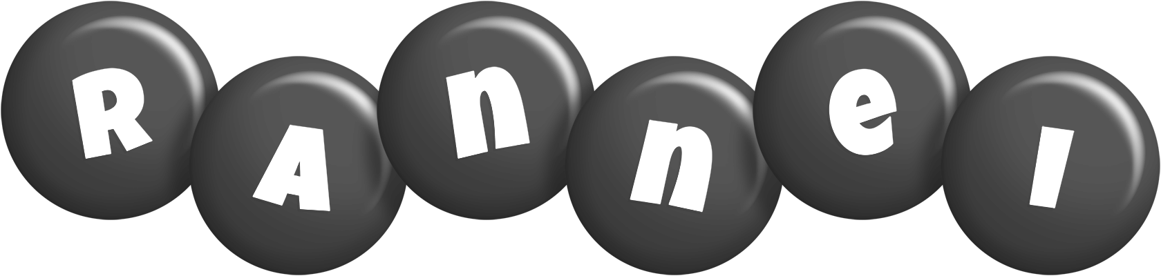 Rannei candy-black logo