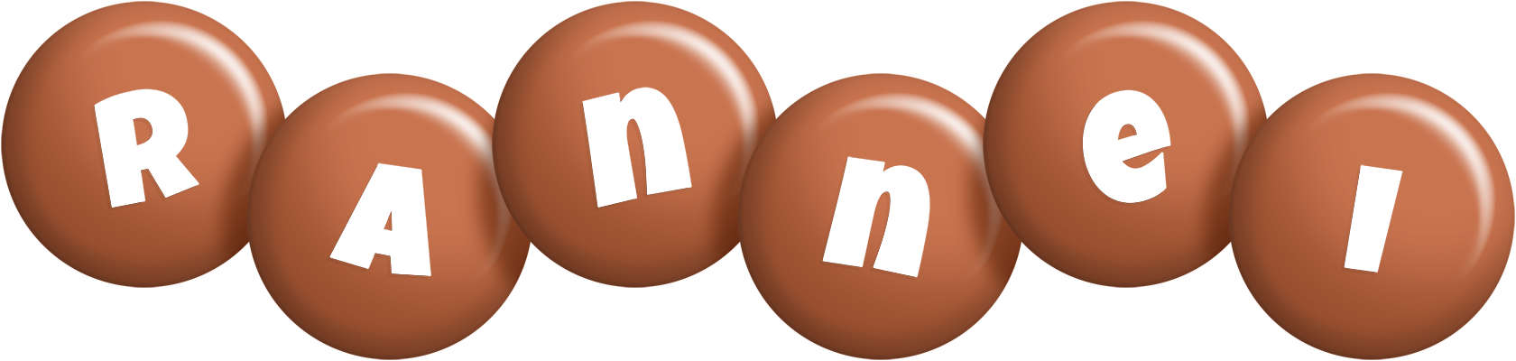 Rannei candy-brown logo
