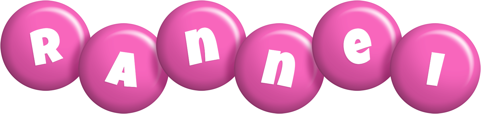 Rannei candy-pink logo