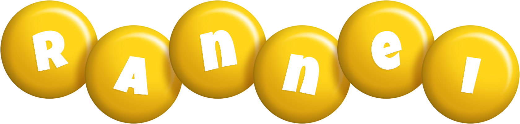 Rannei candy-yellow logo