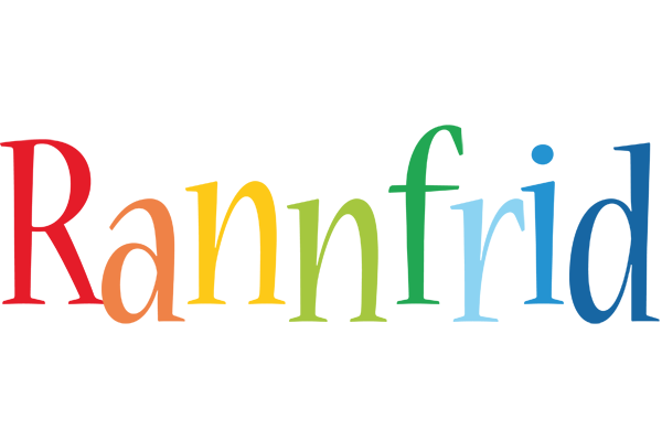 Rannfrid birthday logo
