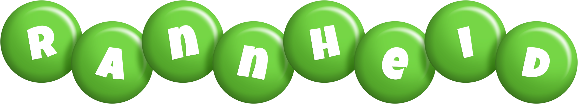 Rannheid candy-green logo