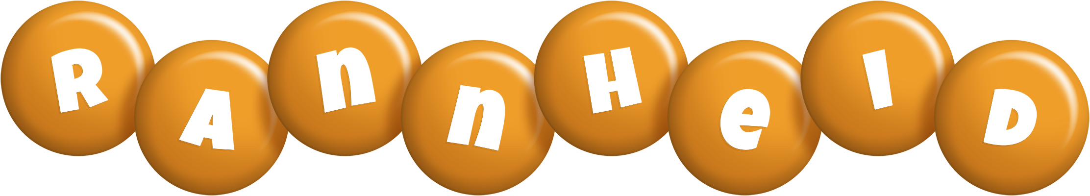 Rannheid candy-orange logo