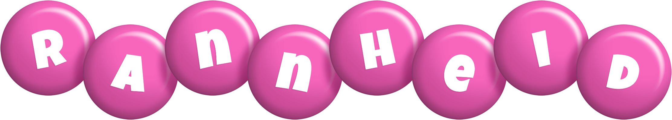 Rannheid candy-pink logo