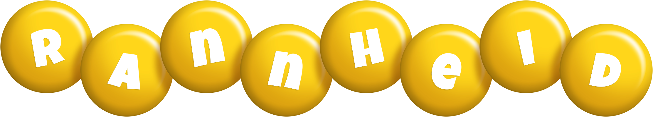 Rannheid candy-yellow logo