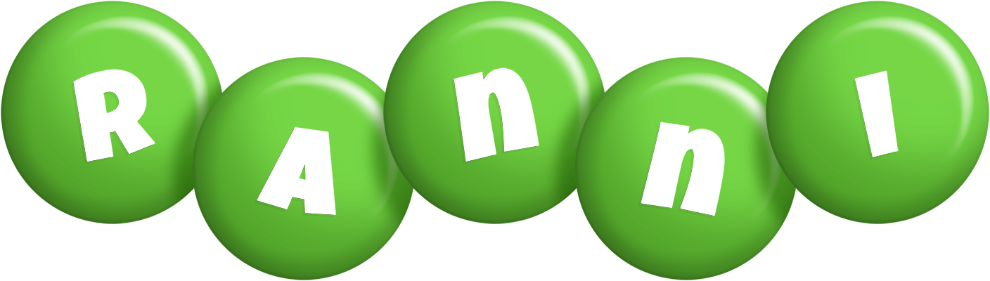 Ranni candy-green logo