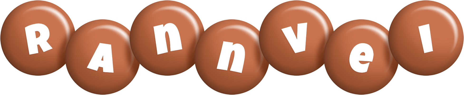 Rannvei candy-brown logo