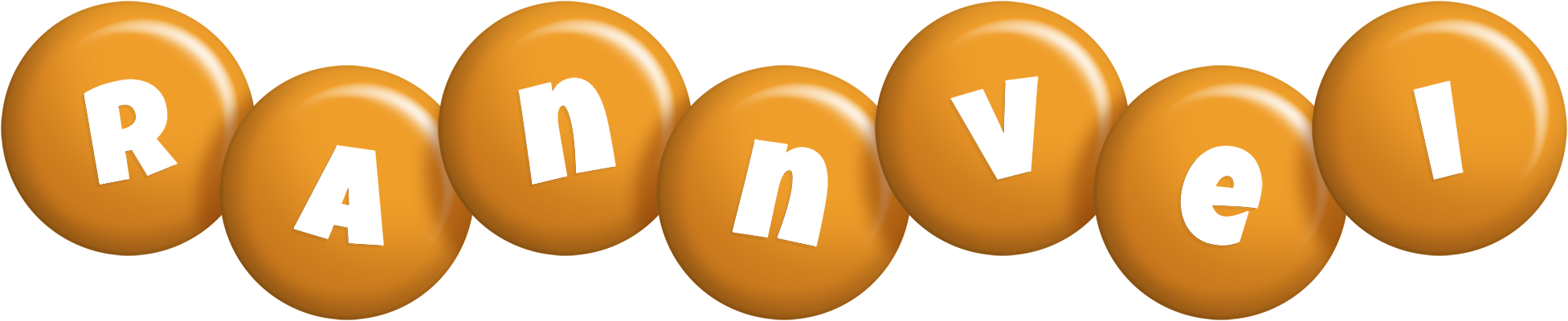 Rannvei candy-orange logo
