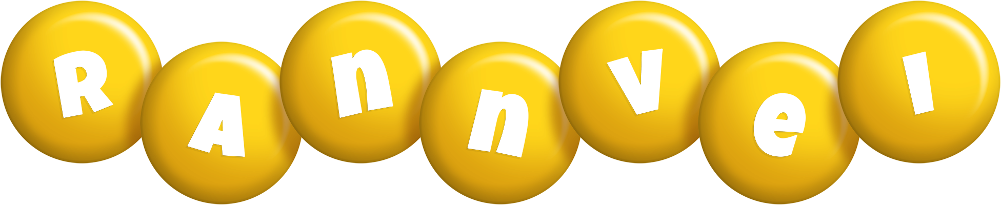 Rannvei candy-yellow logo