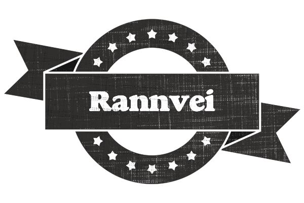 Rannvei grunge logo
