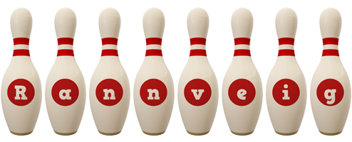 Rannveig bowling-pin logo