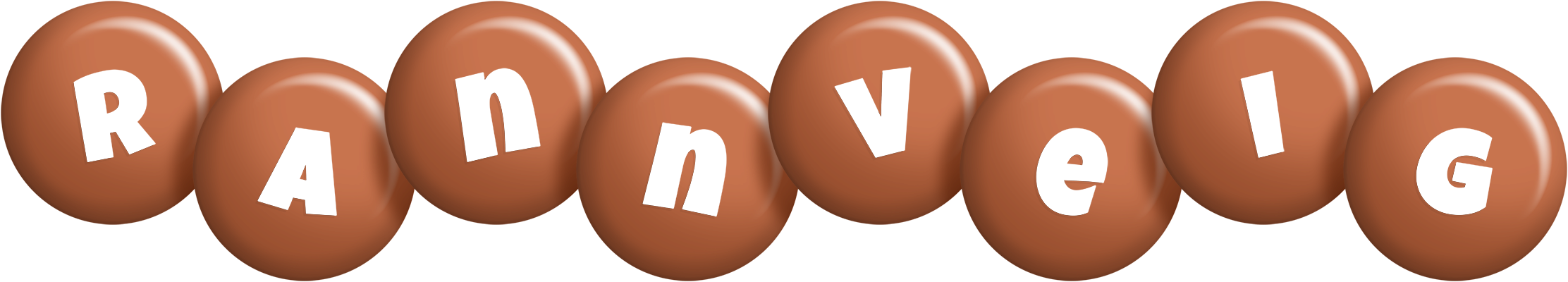 Rannveig candy-brown logo