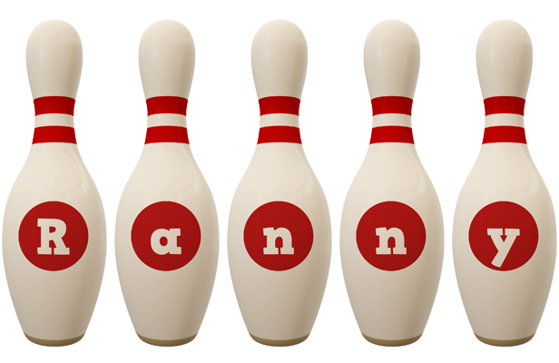 Ranny bowling-pin logo