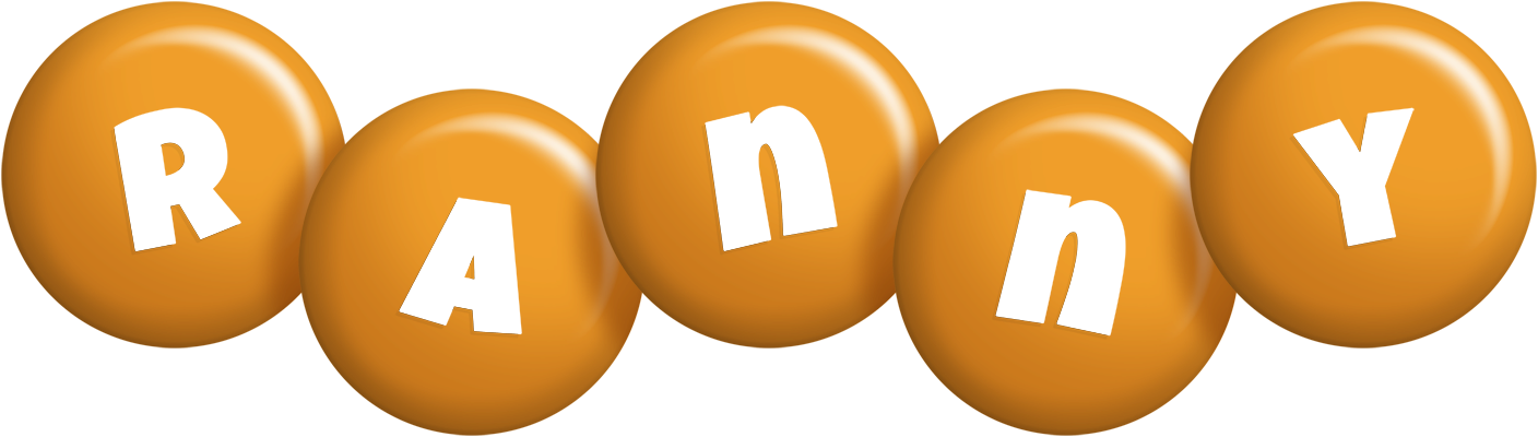 Ranny candy-orange logo