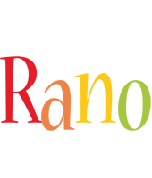 Rano birthday logo