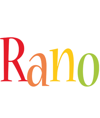 Rano birthday logo