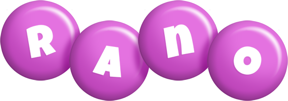 Rano candy-purple logo