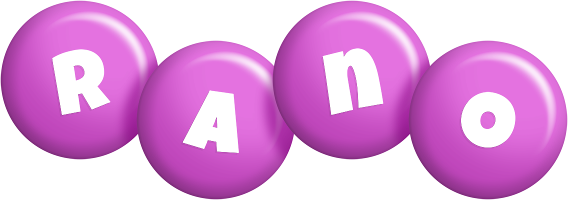 Rano candy-purple logo