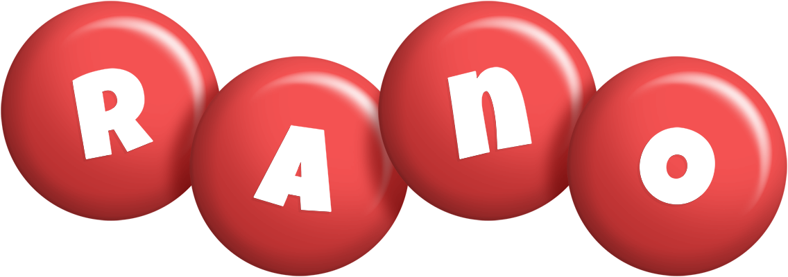 Rano candy-red logo