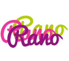 Rano flowers logo