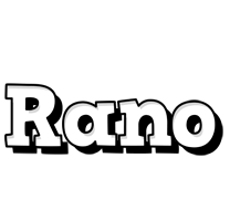 Rano snowing logo