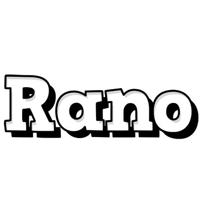 Rano snowing logo