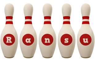 Ransu bowling-pin logo