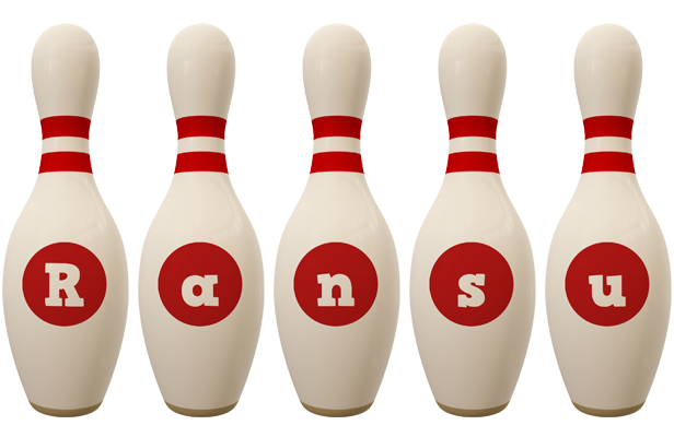 Ransu bowling-pin logo