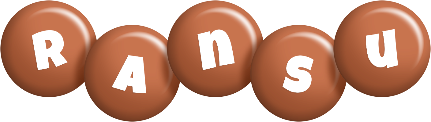 Ransu candy-brown logo