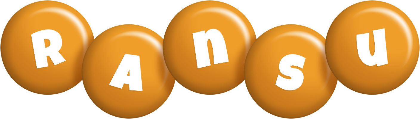 Ransu candy-orange logo