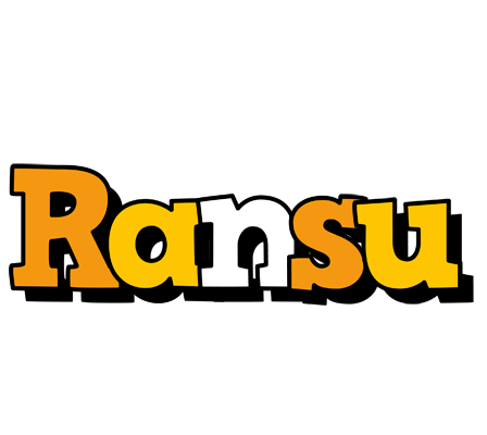 Ransu cartoon logo